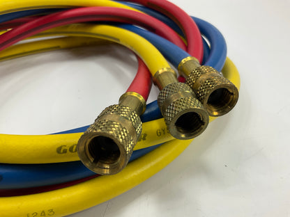 Pyroil 2318 3 Color-Keyed 134a Manifold Hose Set 60''