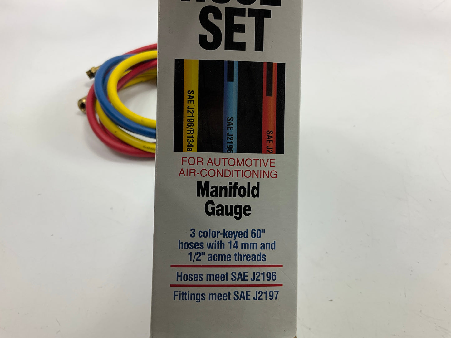 Pyroil 2318 3 Color-Keyed 134a Manifold Hose Set 60''