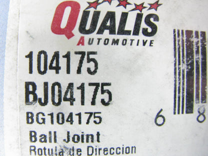 Qualis 104175 Suspension Ball Joint - Front Lower