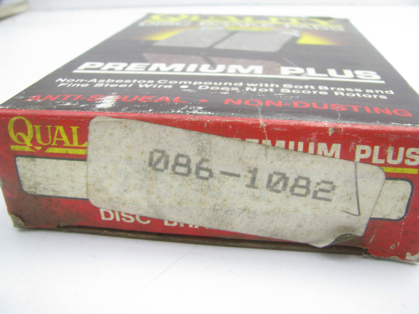 Quality 086-1082 Front Disc Brake Pad Set - Organic