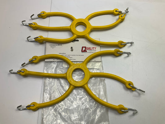 Quality Chain 0212 Rubber Spider Bungee Tire Chain Adjusters - 13'' Overall Diam.