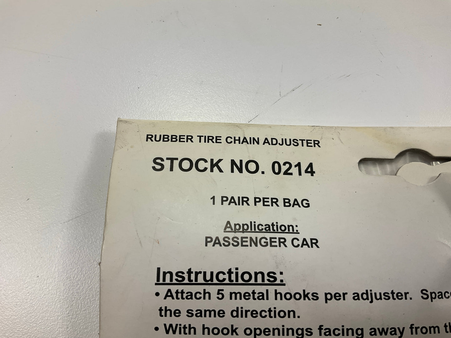 Quality Chain 0214 Car Snow Tire Chains Spider Bungee Adjuster Tensioner