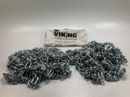 Quality Chain 0834 Tire Snow Chain PAIR FieldMaster Tractor 12.5/80-18, 12.5-18