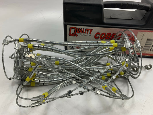 Quality 1030 Tire Snow Chains PAIR 215/45-17, 205/45-17, 195/45-17, 215/35-18