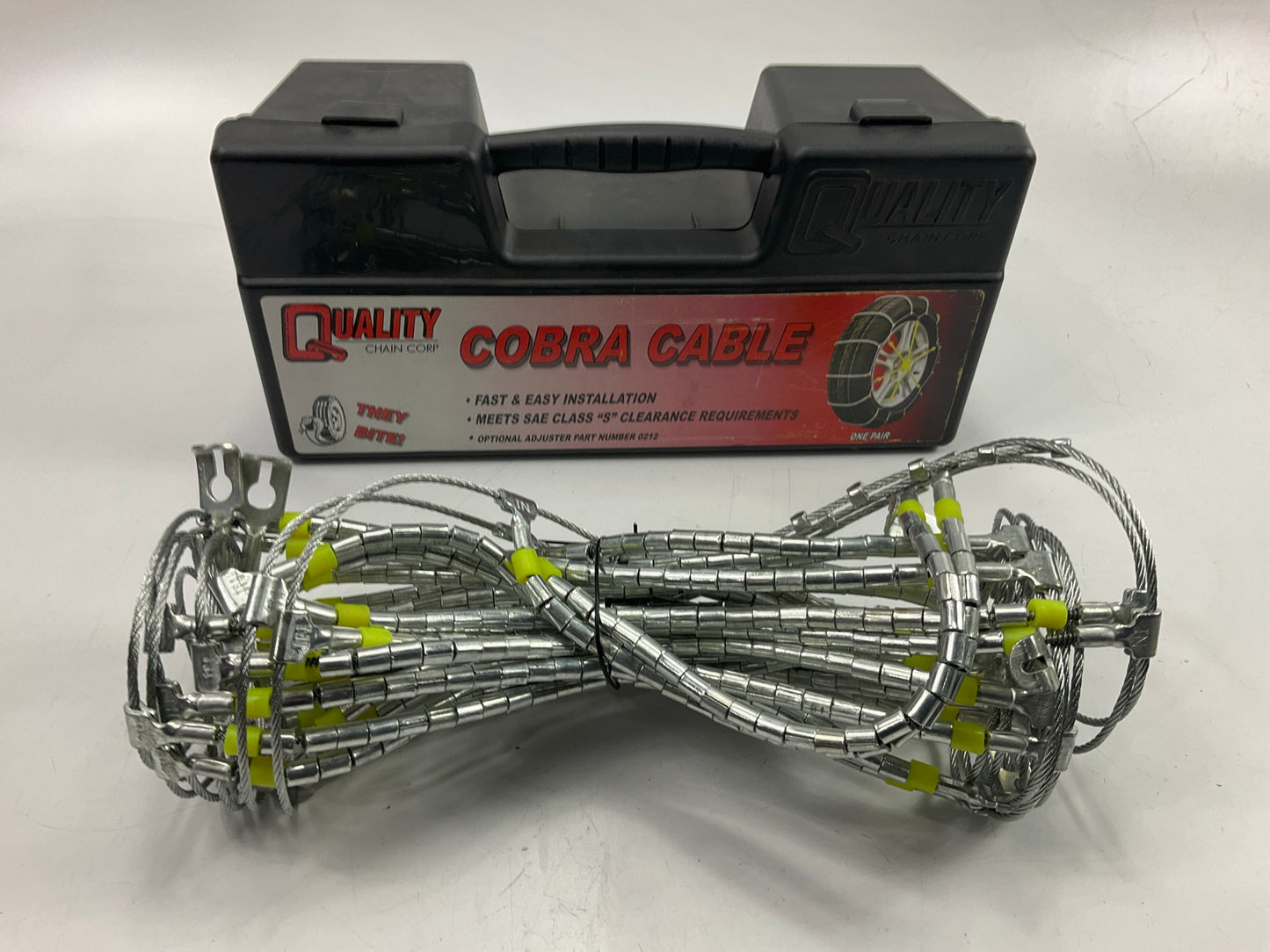 Quality Chain 1034 Tire Snow Chains 205/75-15, 205/65-15, 205/70-15, 205/75-14