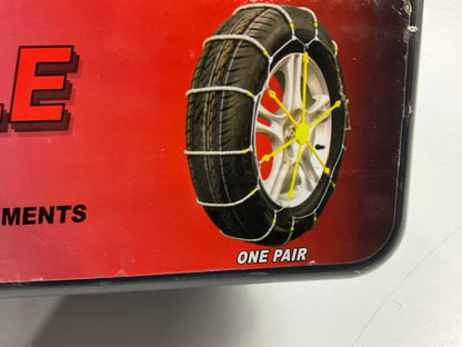 Quality 1042 Tire Snow Chains PAIR 245/45-18, 235/45-18, 255/40-18, 265/35-18