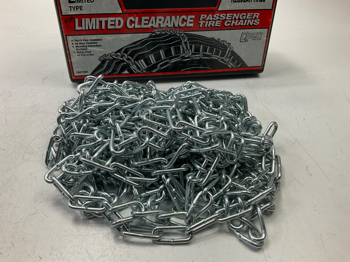 Quality Chain 1118 Tire Snow Chains 165/70-14, 175/65-14, 175/60-14, 165/65-14