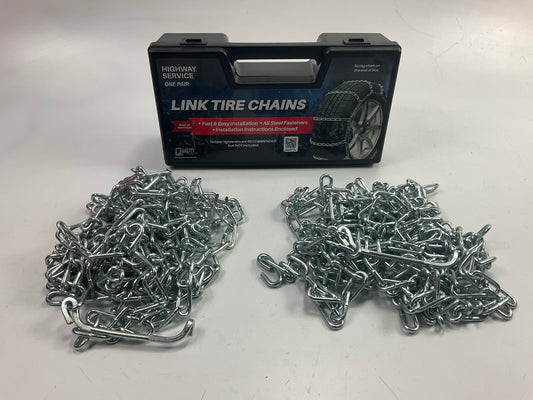 Quality 1130 Tire Snow Chains PAIR 215/45-17, 205/45-17, 215/35-18, 205/40-18