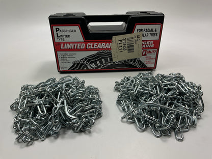 Quality Chain 1134 Tire Snow Chain PAIR 225/40-18, 215/40-18, 225/35-18