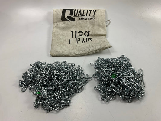Quality 1138 Tire Snow Chain PAIR 225/45-18, 245/40-18, 235/40-18, 235/35-19