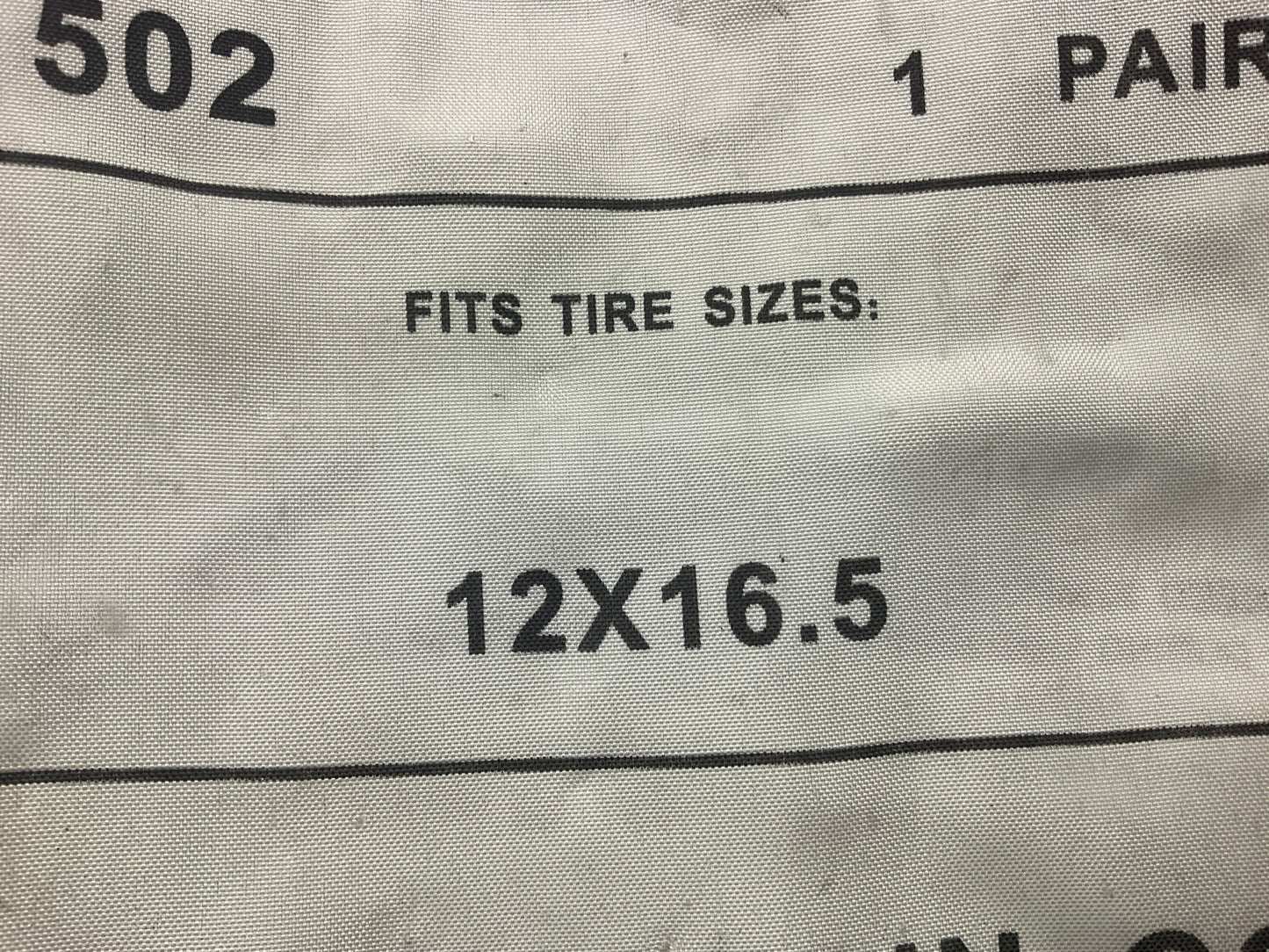 Quality Chain 1502 Skid Steer Tire Snow Traction Chains, PAIR, 12-16.5 Tires