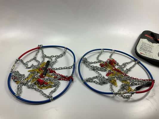 Quality 1515 Diamond Back Tire Snow Chains 165/65R14, P175/60R14, 135R15