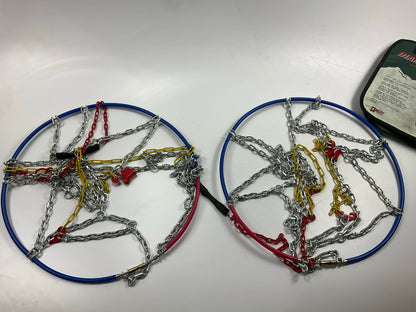 Quality Chain 1530Q Tire Snow Chains PAIR 185/65-15, 195/60-15, 195/50-16