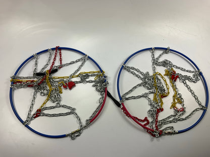 Quality Chain 1530Q Tire Snow Chains PAIR 185/65-15, 195/60-15, 195/50-16