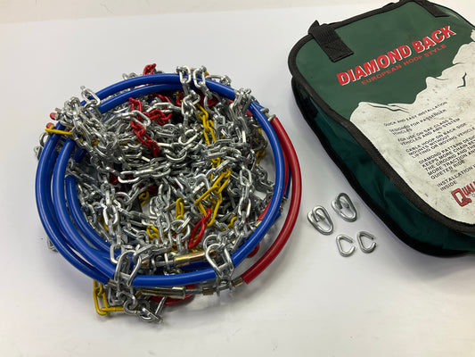 Quality 1540Q Tire Snow Chains PAIR 205/65-15, 195/55-16, 205/55-16, 215/45-17