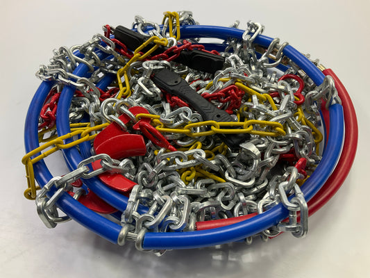 Quality 1540Q Tire Snow Chains PAIR 205/65-15, 195/55-16, 205/55-16, 215/45-17