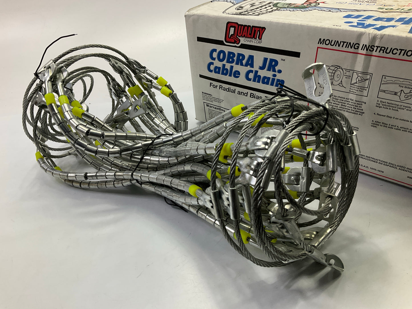 Quality Chain 1673 Tire Snow Chains PAIR 235/65-18, 235/50-19, 225/55-19