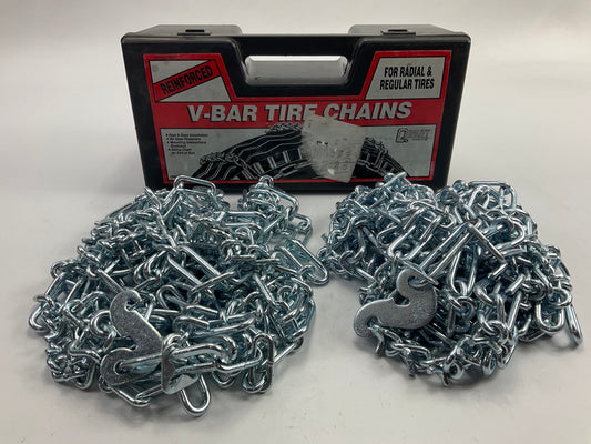 Quality Chain 1830 Tire Snow Chains PAIR 185/70R14, 195/70R14, 185/70R14