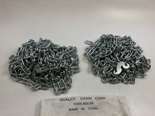 Quality Chain Corp 2227 Tire Snow Chains PAIR 255/50R19, 265/50R19, 275/40R20