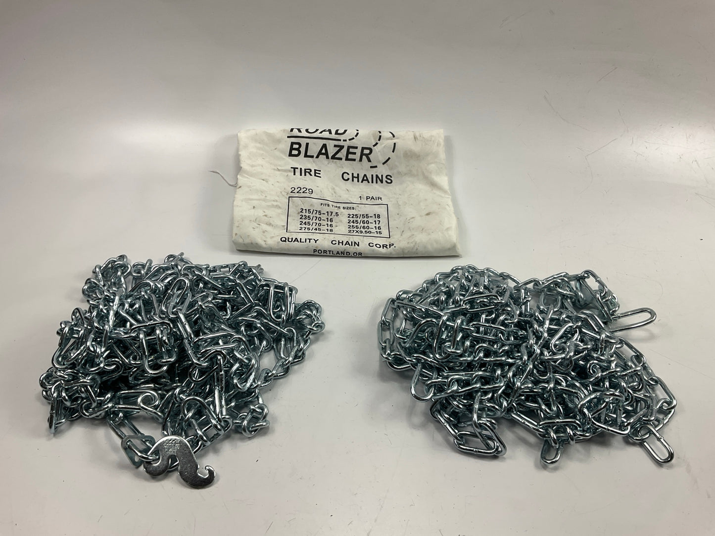 Quality Chain 2229 Tire Snow Chains 235/65-18, 245/60-18, 235/60-18, 225/60-18