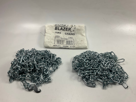Quality Chain 2229 Tire Snow Chains 235/65-18, 245/60-18, 235/60-18, 225/60-18