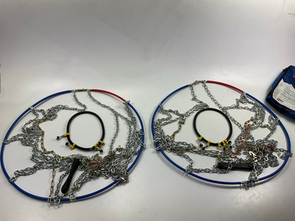 Quality Chain 2314LW Tire Snow Chains W/ Rubber Adjusters 265/70-17, 275/65-17