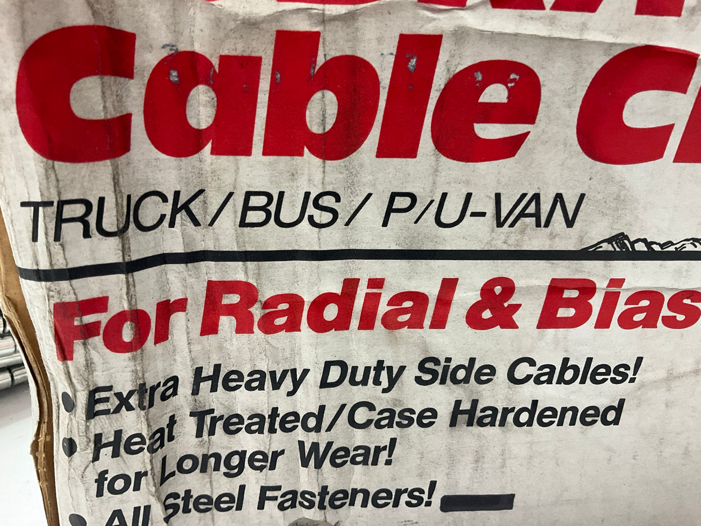 Quality Chain 2315 Tire Snow Chains Heavy Truck / Bus 9.00-20, 10-22.5