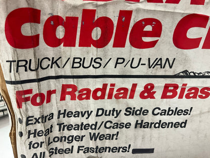 Quality Chain 2315 Tire Snow Chains Heavy Truck / Bus 9.00-20, 10-22.5