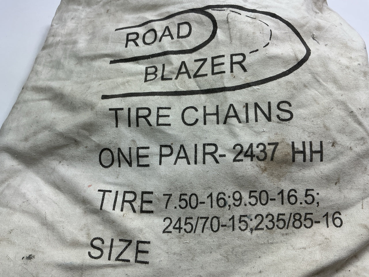 Quality Chain 2437HH Tire Snow Chains PAIR 235/85-16, 265/65-16, 245/75-16