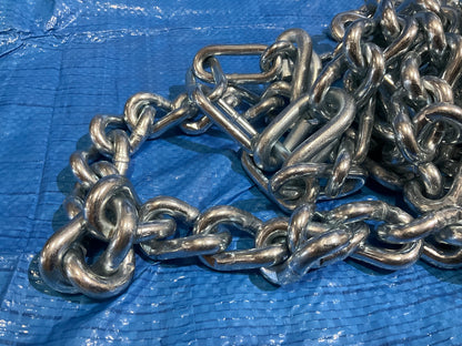Quality Chain 2612 Tire Snow Chains, PAIR 13-25, 13.6-28, 14.9-24 Tractor Tires