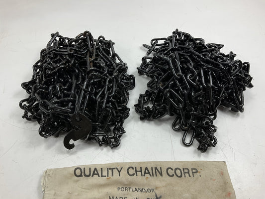 Quality Chain 2811 Tire Snow Chains PAIR 235/60R16, 235/65R17, 28x8.5R15