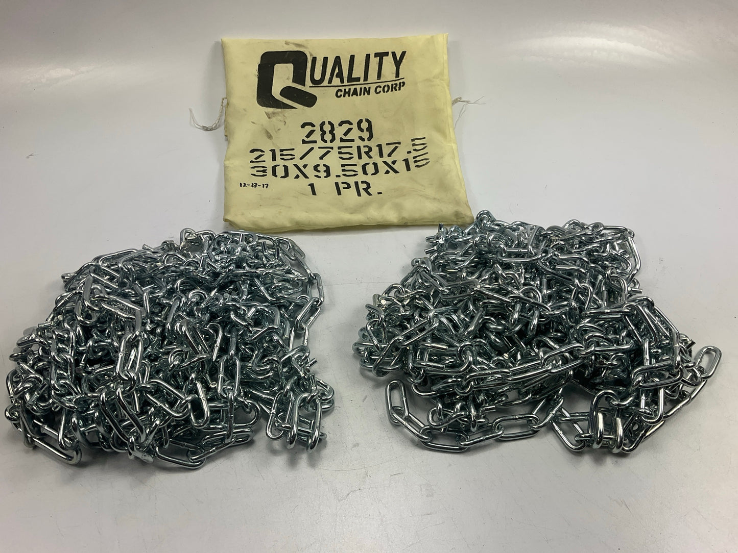 Quality Chain 2829 Tire Snow Chains PAIR 235/55-18, 235/65-17, 225/55-18