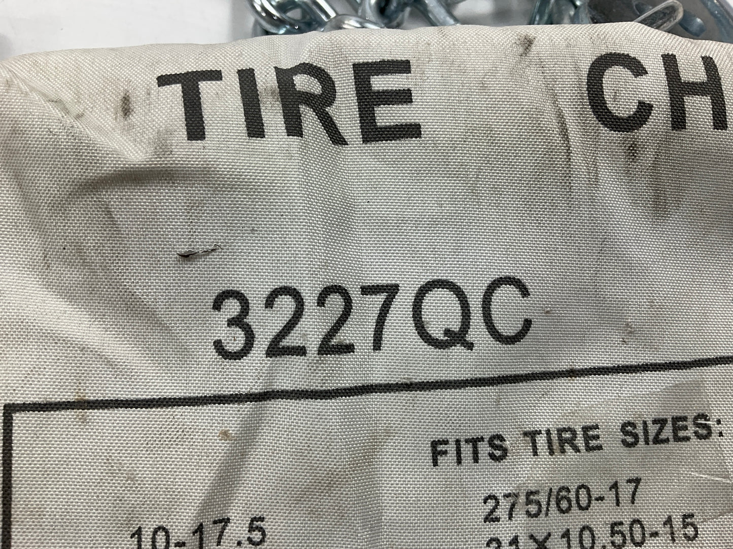 SINGLE Quality Chain 3227QC Tire Snow Chain 275/45-20, 275/40-20, 265/50-20