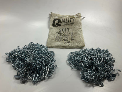 Quality Chain 3810 Tire Snow Chains PAIR 245/70-17, 255/65-17, 255/70-17