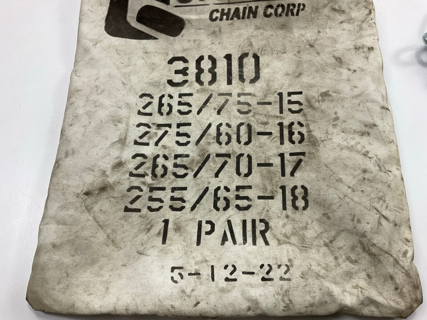 Quality Chain 3810 Tire Snow Chains PAIR 265/75-16, 265/70-16, 265/65-17