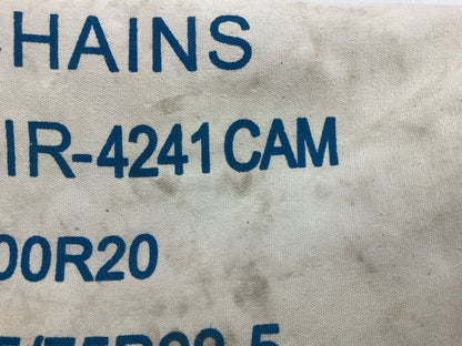 1/2 PAIR Quality 4241CAM CAM Type Tire Snow Chain 9.00-20, 10-22.5, 255/80R22.5
