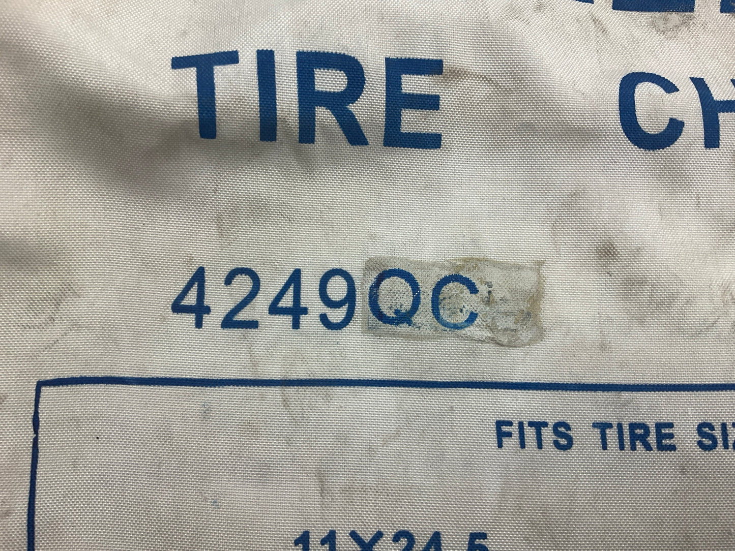 1/2 Pair Quality 4249QC Tire Snow Chain 11-24.5 10.00-22 285/75-24.5 285/80-24.5
