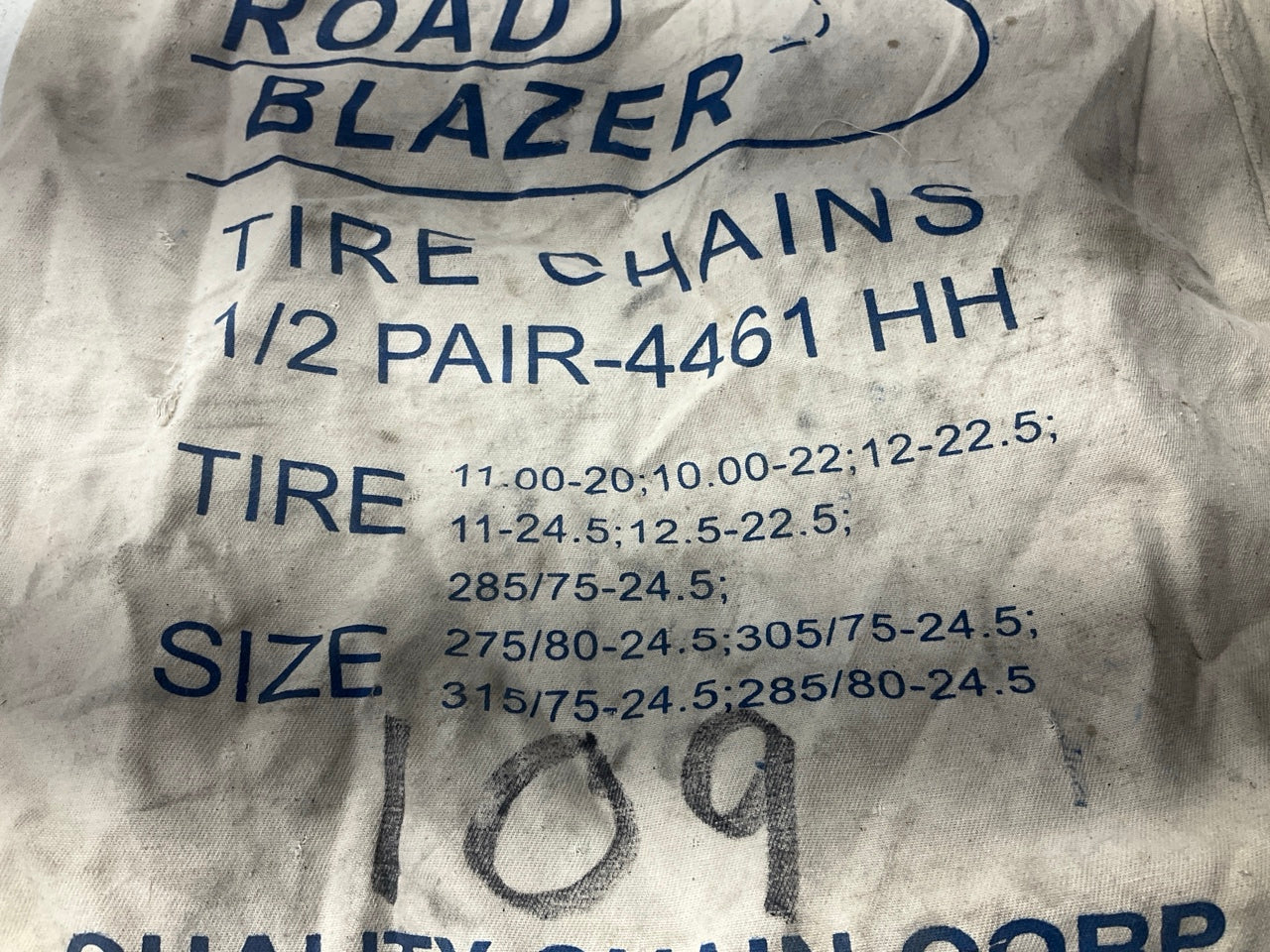 1/2 Pair Quality Chain 4461HH Tire Snow Chain 11-24.5, 12.5-22.5, 12-22.5 Tires