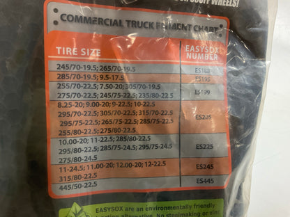 Quality ES205 Easy Sox Fabric Snow Tire Traction 275/80-22.5, 255/80-22.5