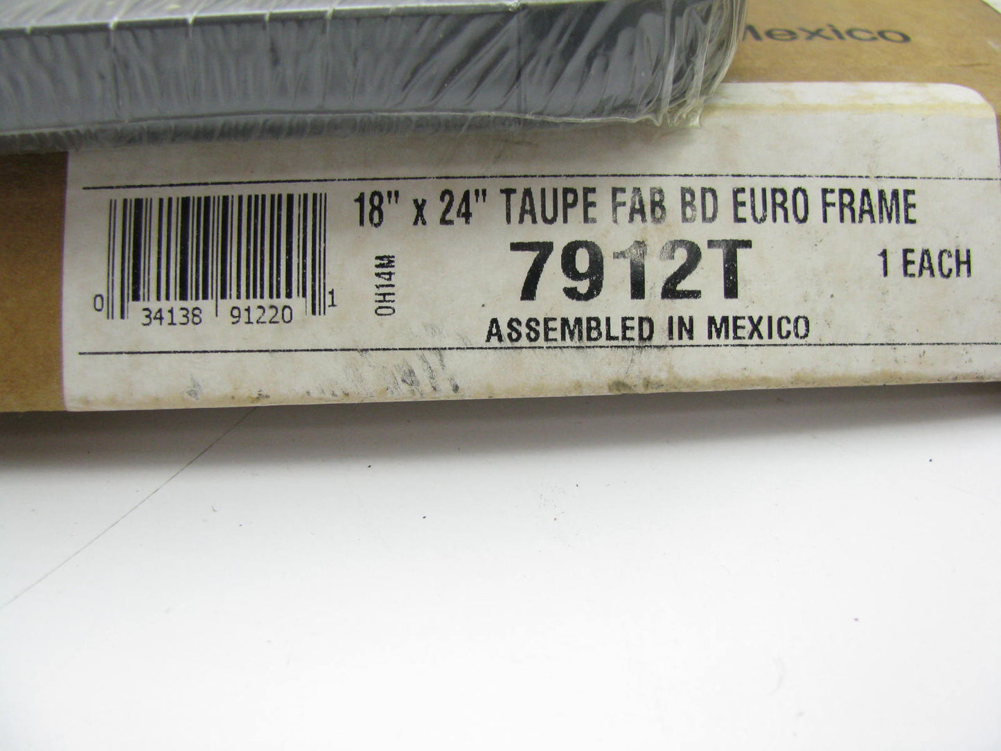 Quartet 7912T Fabric Bulletin Board With Euro Frame - 18'' X 24'' Taupe