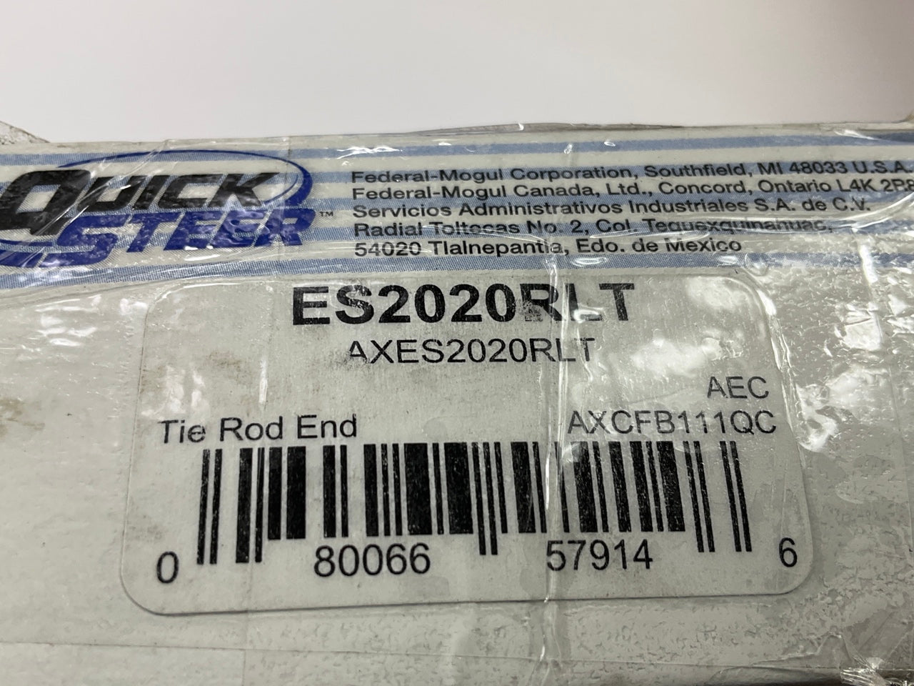 Quick Steer ES2020RLT Steering Tie Rod End - Front Inner