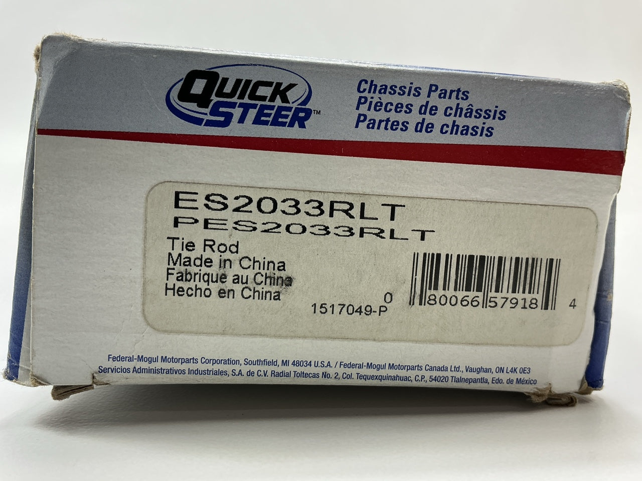 Quick Steer ES2033RLT Steering Tie Rod End - Front Outer