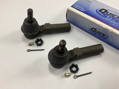 (2) Quick Steer ES3181RL Steering Tie Rod End - Front Outer