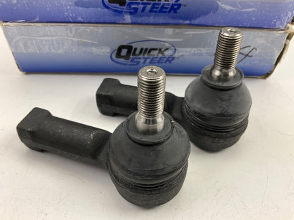 (2) Quick Steer ES3377 Steering Tie Rod End - Front Outer