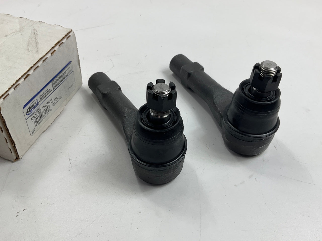 (2) Quick Steer ES3667 Steering Tie Rod End - Front Outer