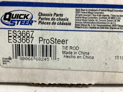 (2) Quick Steer ES3667 Steering Tie Rod End - Front Outer