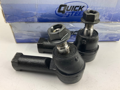 (2) Quick Steer ES800219 Steering Tie Rod End - Front Outer