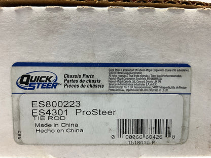 Quick Steer ES800223 Steering Tie Rod End - Front Outer