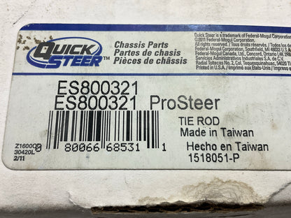 (2) Quick Steer ES800321 Steering Tie Rod End - Front Outer