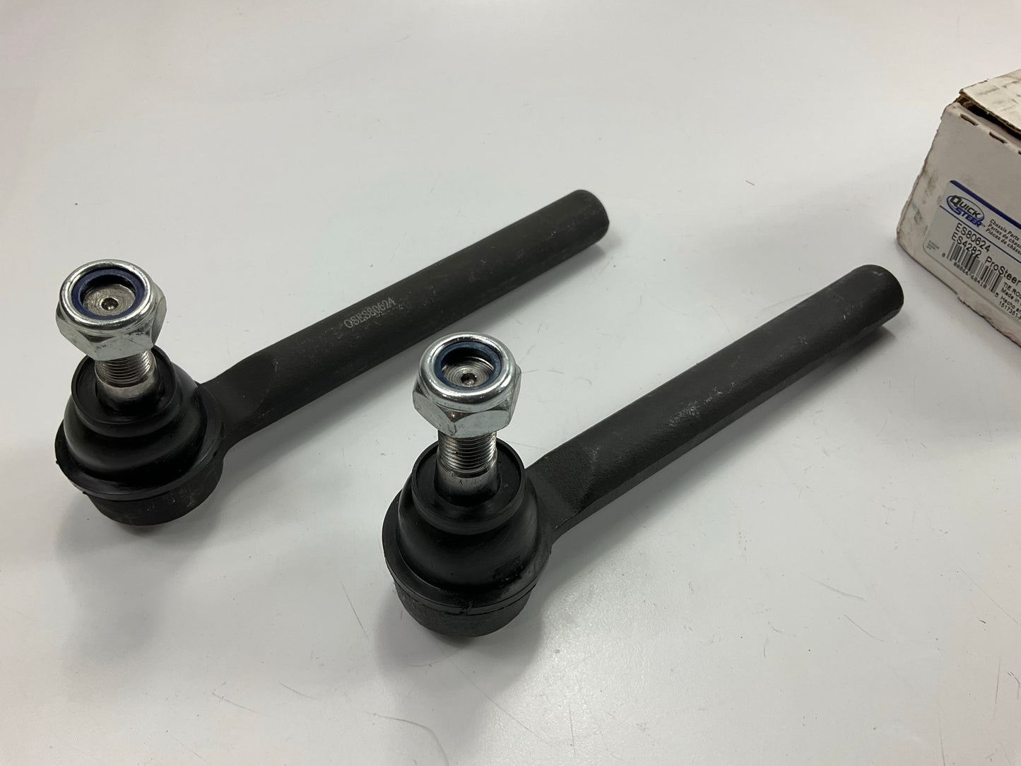 (2) Quick Steer ES80624 Steering Tie Rod End - Front Outer
